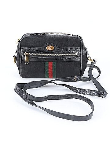 Gucci Gucci Sherry Line 573321 Leather Shoulder Bag Handbag Tote Black Women's (view 1)