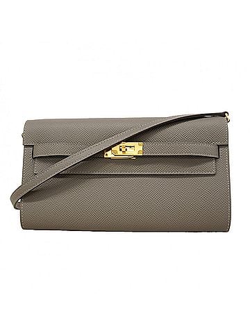 Hermès Hermes Kelly To Go Wallet/Shoulder Wallet, Veau Epsom Leather, Grimayer, W Stamp, Women's (view 1)