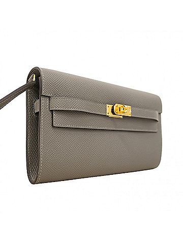 Hermès Hermes Kelly To Go Wallet/Shoulder Wallet, Veau Epsom Leather, Grimayer, W Stamp, Women's (view 2)