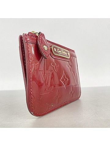 Louis Vuitton Louis Vuitton Vernis Pochette Clé NM Wallet/Coin Case M91737 Rouge Grenadine (Women's) (view 2)