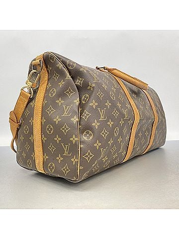 Louis Vuitton Louis Vuitton Bags - Boston Monogram Keepall Bandoulière 50 M41416 Brown Men's & Women's (view 2)