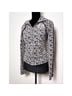 Roxy Hearts Black Pink Zip Up Hoodie Size S - photo 5