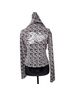 Roxy Hearts Black Pink Zip Up Hoodie Size S - photo 2