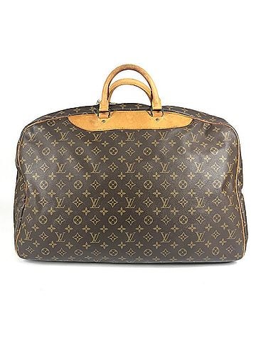Louis Vuitton LOUIS VUITTON M41393 Monogram Alizé en Poche Bag, Travel Boston Canvas, Men's, Women's, Brown (view 1)