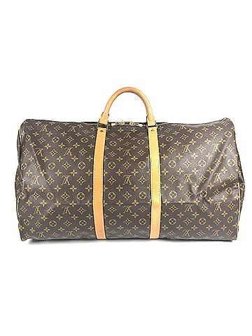 Louis Vuitton LOUIS VUITTON M41422 Monogram Keepall 60 Bag, Handbag, Travel Boston Canvas, Men's, Women's, Brown (view 2)