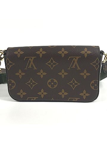 Louis Vuitton LOUIS VUITTON M80091 Monogram Multi Pochette Felicie Long Wallet Bag Crossbody Wallet/Coin Purse Shoulder Canvas Men's Women's Brown (view 2)