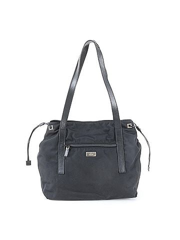 Gucci Gucci 019 0493 Leather Nylon Tote Bag Handbag Shoulder Black Women's (view 1)