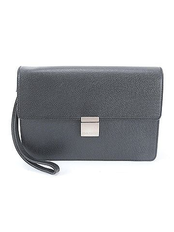 Louis Vuitton Louis Vuitton Taiga Selenga M30782 Leather Second Bag Clutch Handbag Pouch for Men (view 1)