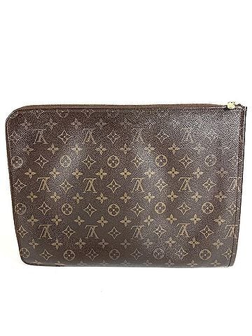Louis Vuitton LOUIS VUITTON M53456 Monogram Pochette Document Bag, Second Case, L-shaped Zipper Clutch Canvas, Men's/Women's, Brown (view 2)
