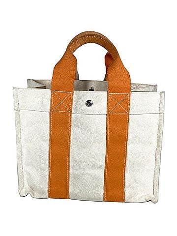 Hermès HERMES Bora PM Handbag, Tote Bag, Canvas, Men's/Women's, Orange (view 2)