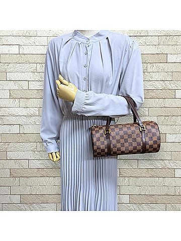 Louis Vuitton Louis Vuitton Papillon 26 Damier Handbag, Canvas N51304 Brown, Women's LOUIS VUITTON (view 2)