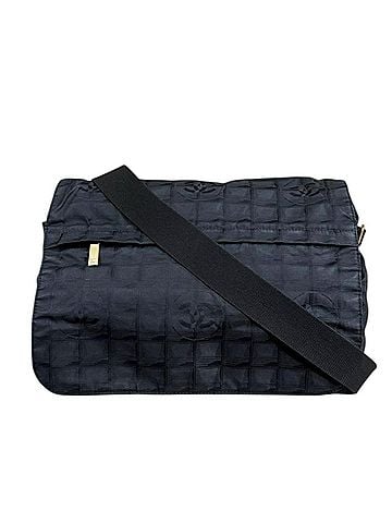Chanel Chanel New Travel Shoulder Bag, Nylon Jacquard A29348, Black, Women's CHANEL (view 1)