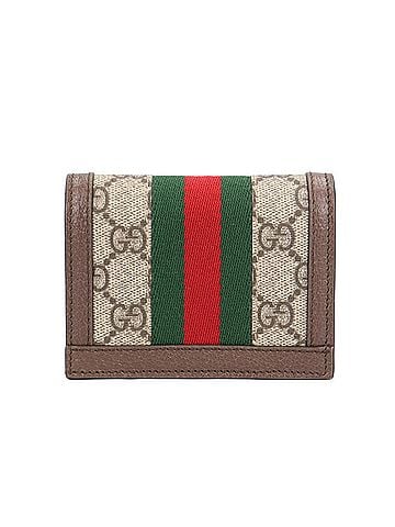 Gucci Gucci business card holder/card case wallet Ophidia bi-fold GG Supreme canvas 523155 women's GUCCI (view 2)