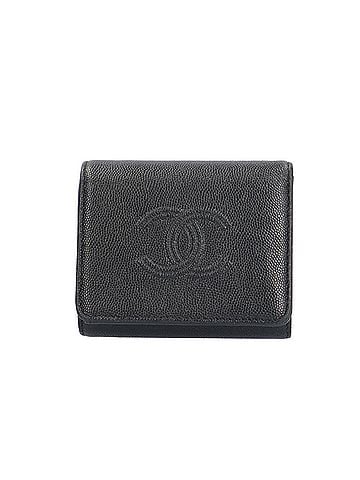 Chanel Chanel Coco Mark Tri-fold Wallet, Caviar Leather, Women's CHANEL (view 1)