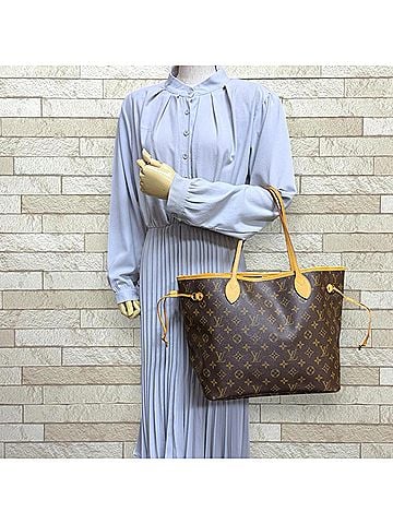 Louis Vuitton Louis Vuitton Neverfull MM Monogram Tote Bag, Canvas M40156 Brown, Women's LOUIS VUITTON (view 2)