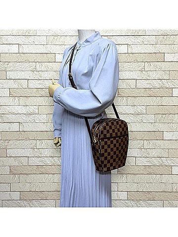Louis Vuitton Louis Vuitton Ipanema PM Damier Shoulder Bag, Canvas N51294 Brown, Women's LOUIS VUITTON (view 2)