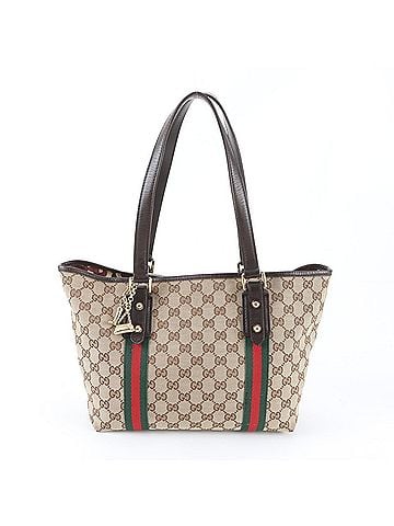 Gucci Gucci GG Canvas Sherry Line 137396 Leather Tote Bag Handbag Shoulder for Women (view 1)