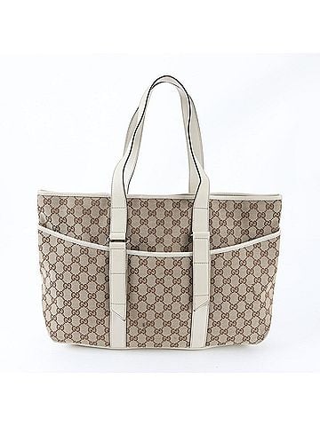 Gucci Gucci GG Canvas 153238 Leather Tote Bag Handbag Shoulder for Men (view 1)