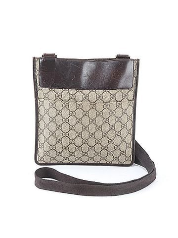 Gucci Gucci GG Supreme 27639 Leather Shoulder Bag Messenger Brown Men's (view 1)