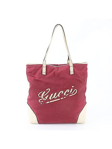 Gucci Gucci 170008 Leather Nylon Tote Bag Handbag Shoulder for Women (view 1)