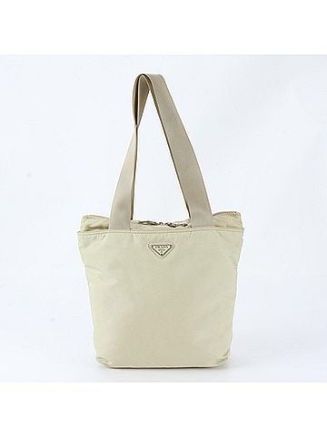 Prada Prada Tessuto Nylon Triangle Logo Tote Bag, Handbag, Shoulder Women's (view 1)