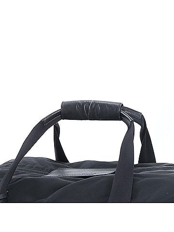 Prada Prada Tessuto Nylon Saffiano Leather 2-Way Boston Handbag Shoulder Bag for Men (view 2)