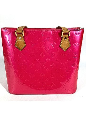 Louis Vuitton LOUIS VUITTON M91219 Monogram Vernis Houston Bag Tote Shoulder Handbag Canvas Men's Women's Fuchsia Pink (view 2)