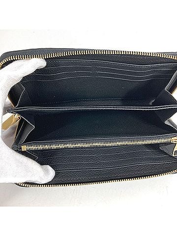 Louis Vuitton LOUIS VUITTON M14160 Japan Limited Edition LV × TM Monogram Empreinte Zippy Wallet Takashi Murakami Panda Round Zipper Long Leather Men's Women's Black Like New (view 2)