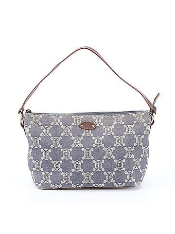 Céline Celine Macadam Triomphe Leather Canvas Handbag Tote Bag for Women (view 1)