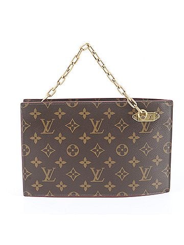Louis Vuitton Louis Vuitton Monogram Chain Clutch Handbag M55646 Leather Second Pouch Women's (view 1)