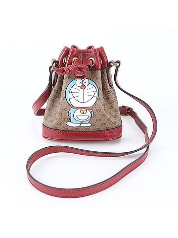 Gucci Gucci x Doraemon Collaboration Micro GG Supreme Mini Bucket Bag Shoulder for Women (view 1)