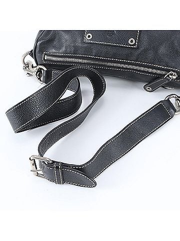 Gucci Gucci Crest 223337 Leather Shoulder Bag Messenger Black Men's (view 2)