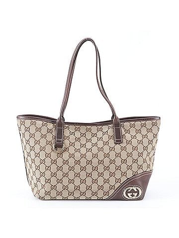 Gucci Gucci GG Canvas New Brit 169946 Leather Tote Bag Handbag Shoulder for Men (view 1)