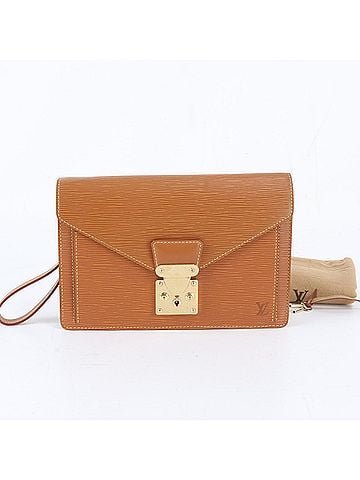 Louis Vuitton Louis Vuitton Epi Pochette Sellier Dragonne Zipang Gold M52618 Second Bag Clutch Men's (view 1)