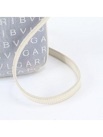 Bvlgari Bvlgari Logomania Leather Canvas Shoulder Bag Crossbody for Women (view 2)
