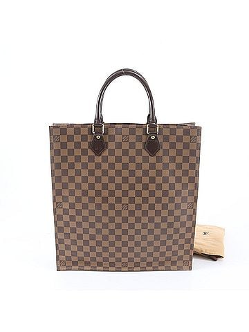 Louis Vuitton Louis Vuitton Damier Sac Plat N51140 Leather Tote Bag Handbag Shoulder for Men (view 1)