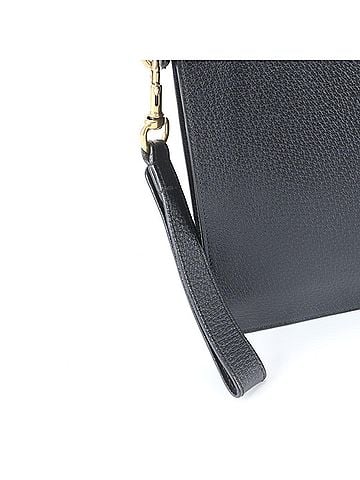 Gucci Gucci 423758 Leather Second Bag Clutch Handbag Pouch Black Men's (view 2)