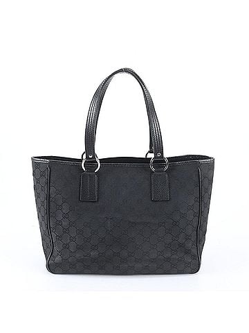Gucci Gucci GG Canvas 113017 Leather Tote Bag Handbag Shoulder Black Men's (view 1)