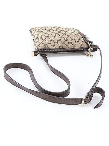 Gucci Gucci GG Canvas Sherry Line 144388 Leather Shoulder Bag Handbag Tote for Women (view 2)
