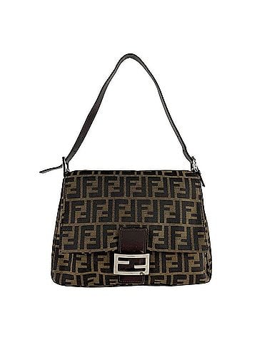 Fendi Fendi FENDI Shoulder Bag Zucca Nylon Canvas Brown Women's z10051 (view 1)