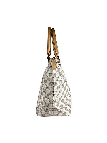 Louis Vuitton Louis Vuitton LOUIS VUITTON Damier Azur Saleya PM Handbag, Canvas, Ivory, Women's, N51186 z10044 (view 2)