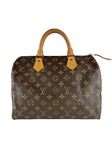 Louis Vuitton Louis Vuitton LOUIS VUITTON Monogram Speedy 30 Handbag, Canvas, Brown, Women's, M41526 z10023 (view 1)