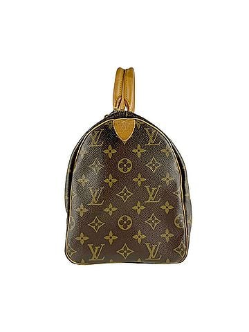 Louis Vuitton Louis Vuitton LOUIS VUITTON Monogram Speedy 30 Handbag, Canvas, Brown, Women's, M41526 z10023 (view 2)