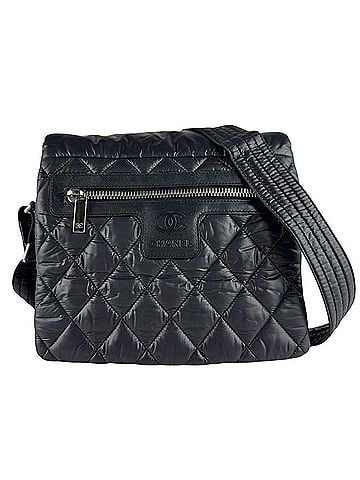 Chanel Chanel Coco Cocoon Nylon Shoulder Bag, Black, Women's (z10015) (view 1)