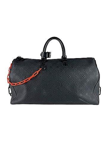 Louis Vuitton Louis Vuitton LOUIS VUITTON Boston bag Monogram Keepall Bandoulière 50 Leather M53263 Black Men's z10006 (view 1)