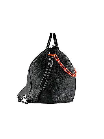 Louis Vuitton Louis Vuitton LOUIS VUITTON Boston bag Monogram Keepall Bandoulière 50 Leather M53263 Black Men's z10006 (view 2)