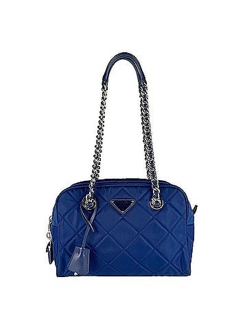 Prada Prada PRADA Shoulder Bag Nylon Metal Dark Blue Silver Women's z9990 (view 1)