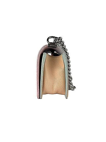 Chanel Chanel Boy Shoulder Bag, Caviar Leather, Metal, Pastel Color, Silver, Women's, z9993 (view 2)