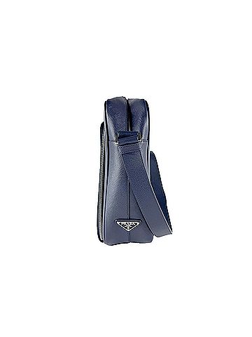 Prada Prada PRADA Shoulder Bag Leather Navy Silver Men's z9997 (view 2)