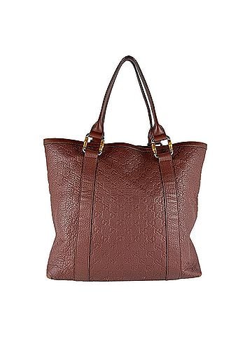 Gucci Gucci GUCCI Tote Bag, Guccissima Leather, Brown Gold, Women's, 339547 z9998 (view 1)
